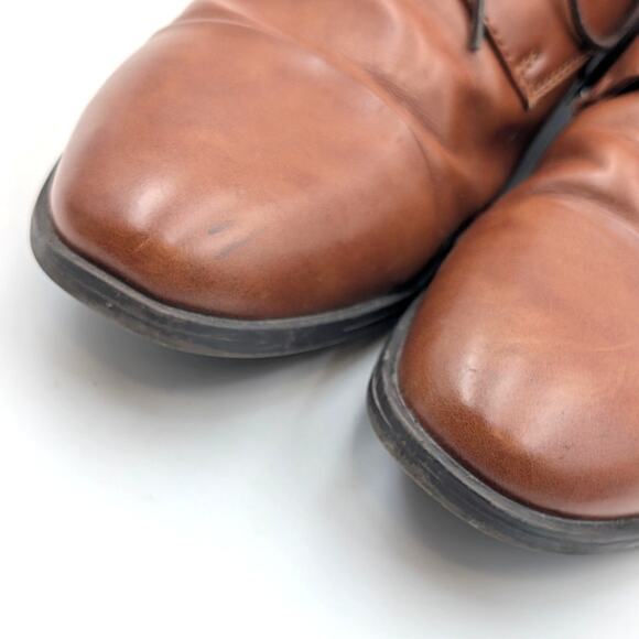 Call It Spring Derby Mens Leather Formal Shoes Lace-Up Brown Size US9 EU42 - Picture 10 of 10